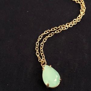 Genuine Stone Turquoise Colored Necklace